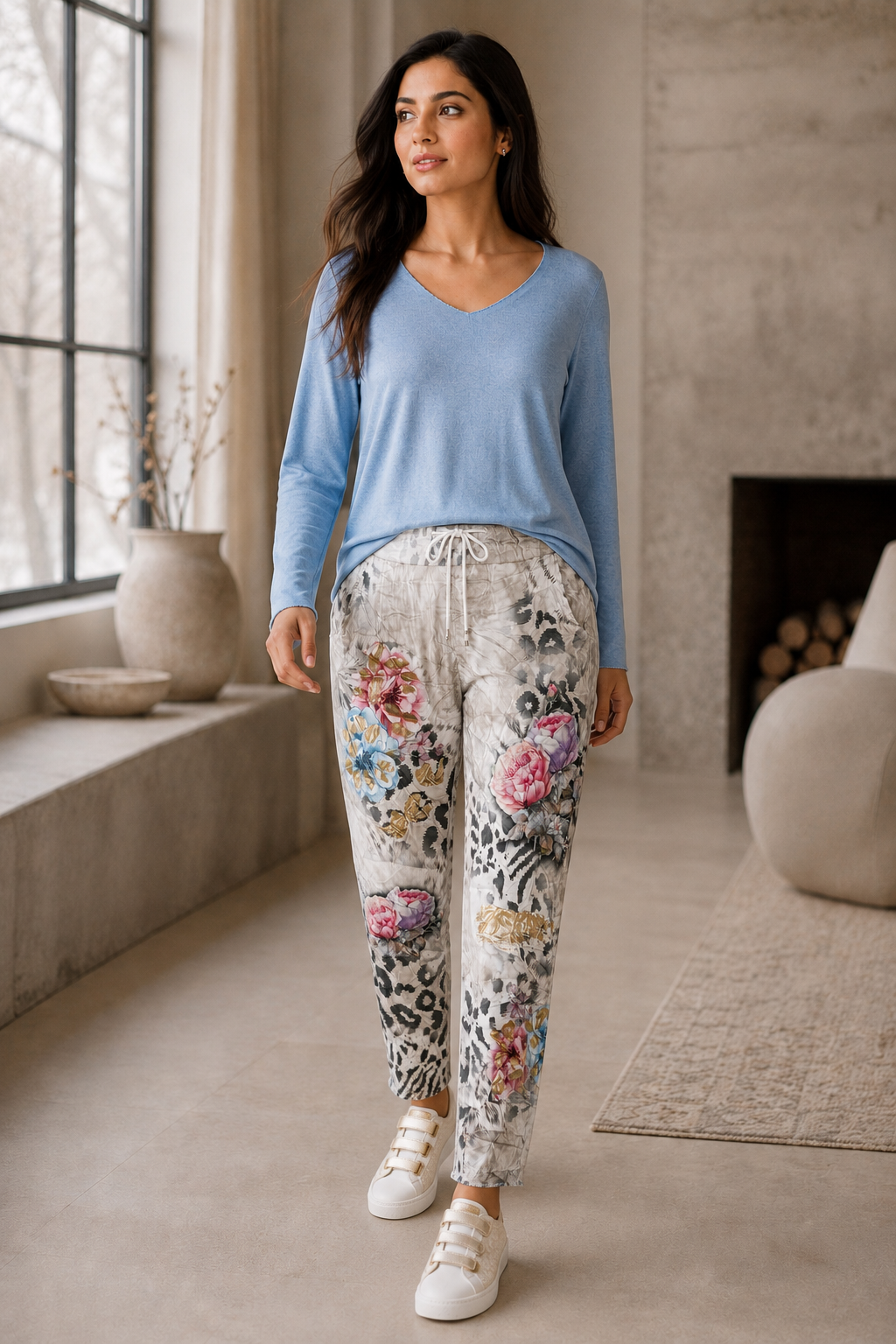 Blue Basic Knit