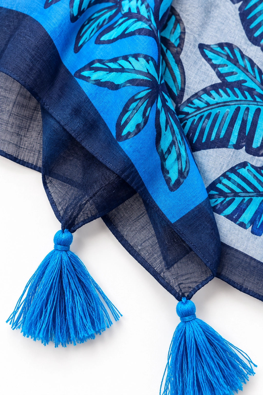 Blue Cotton Cover-Up