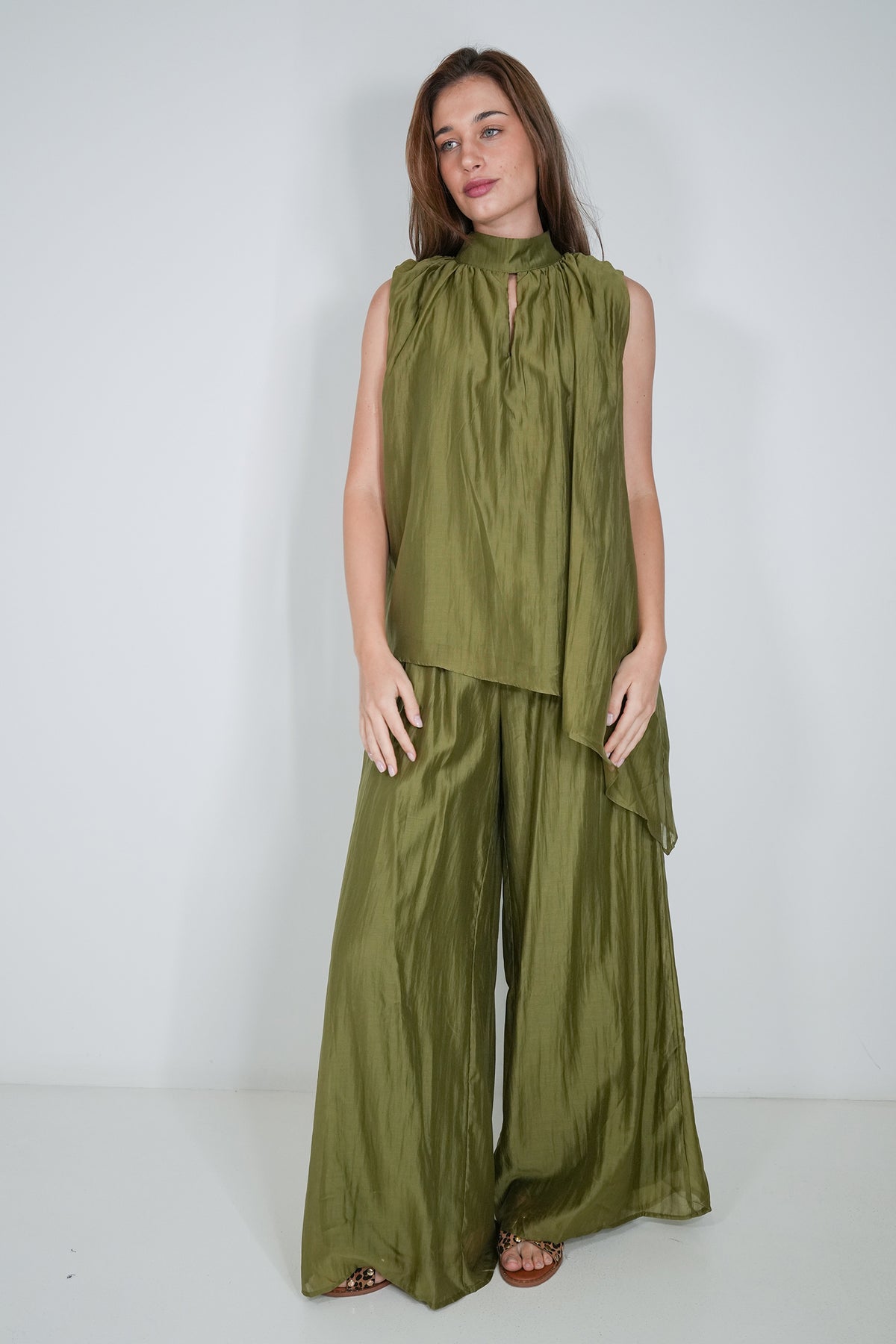 Chartreuse Ariel Blouse