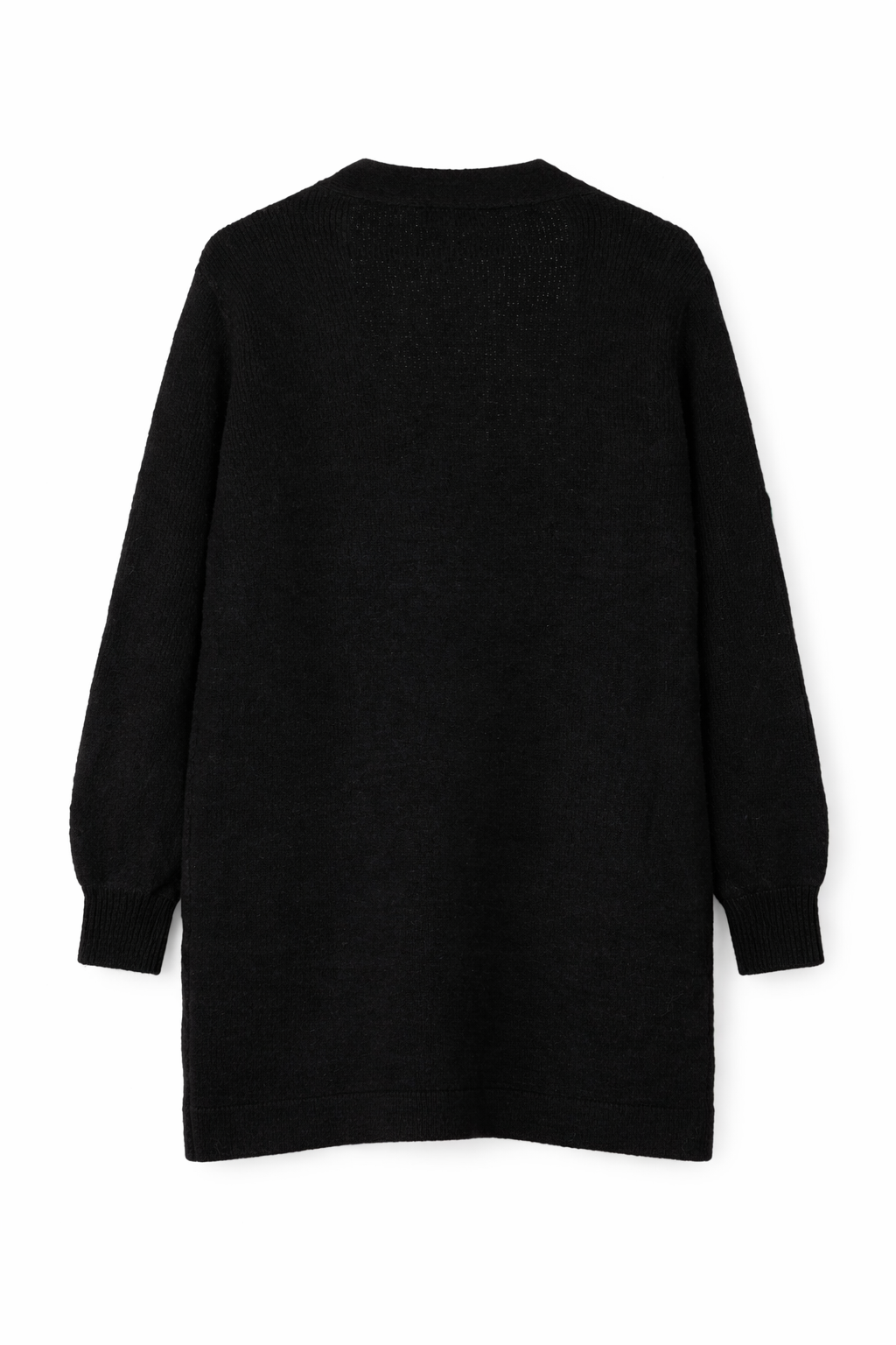 Black Floral Sleeve Cardigan