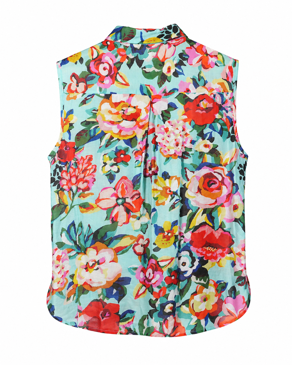 Tropical Sleeveless Shirt