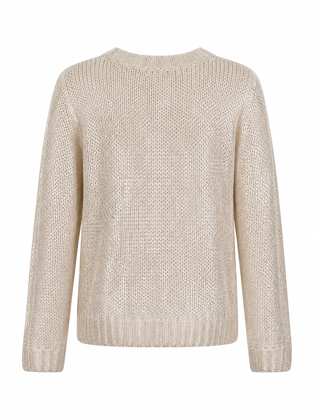 Gold Foil Cream Jumper