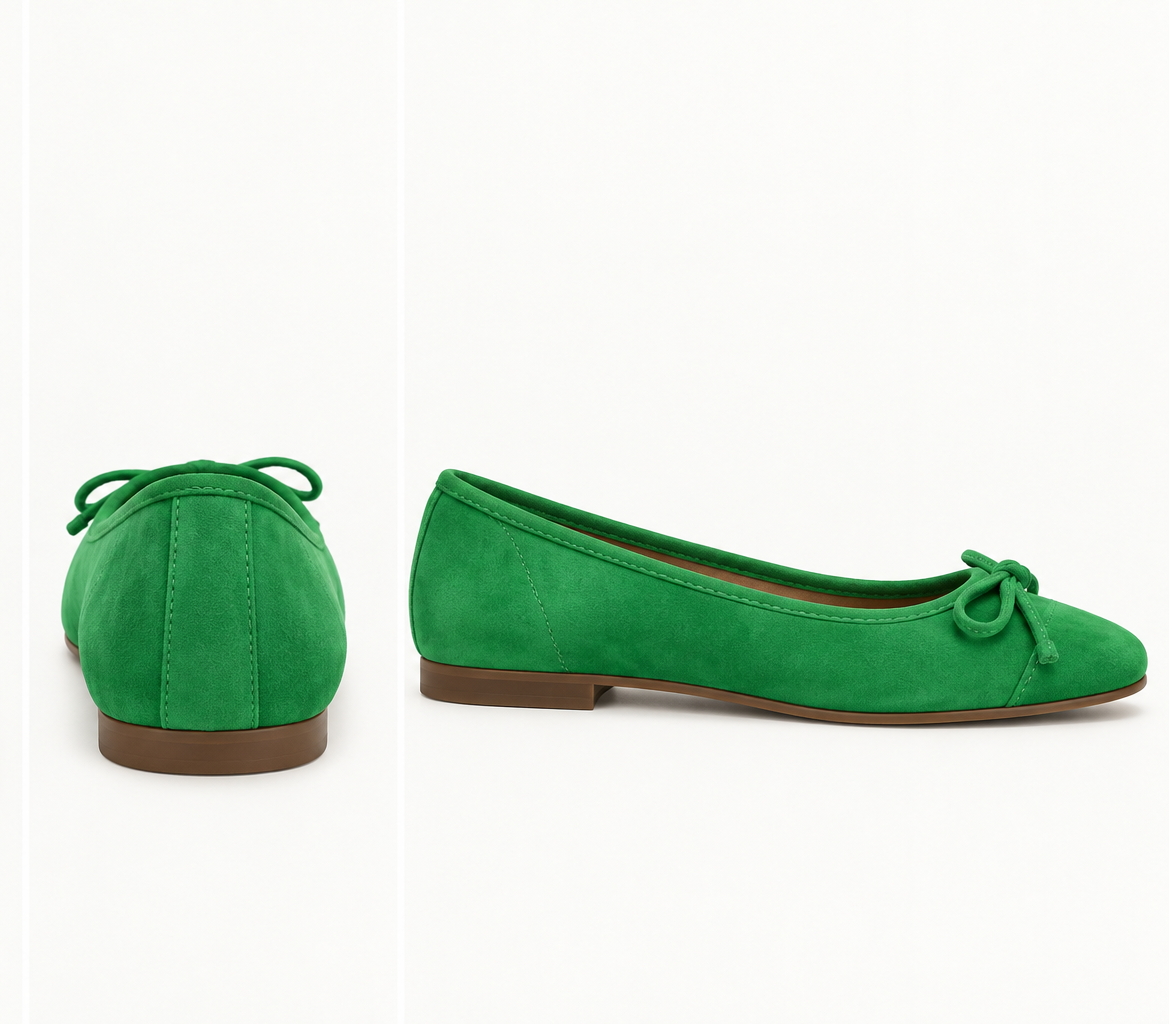 Julz Napoli Green Ballet Pump