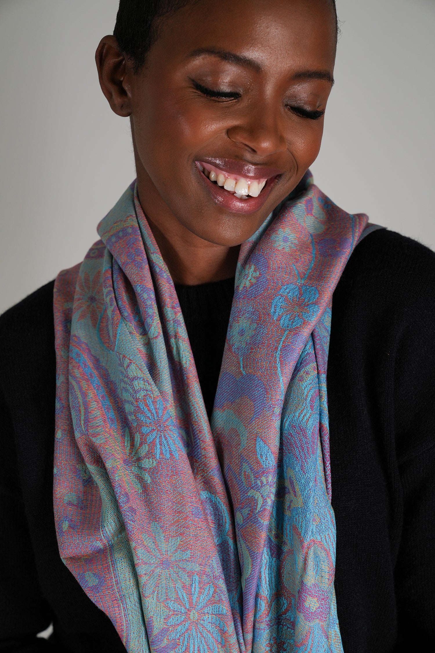 Turquoise Azra Scarf
