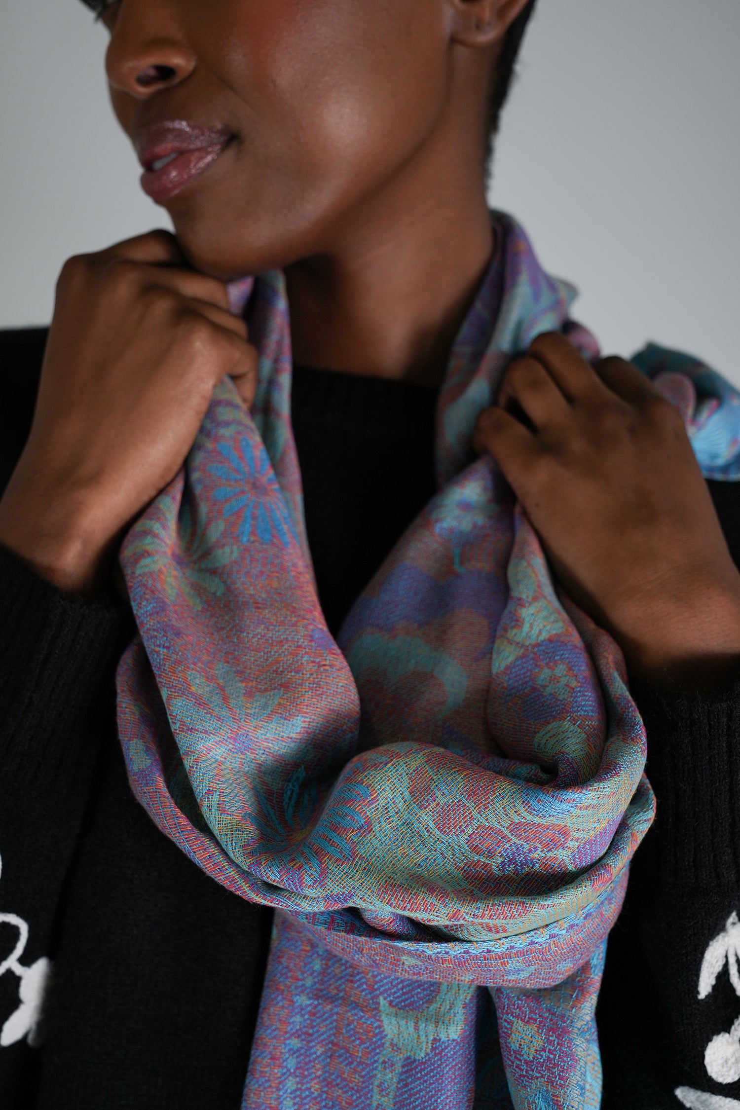 Turquoise Azra Scarf