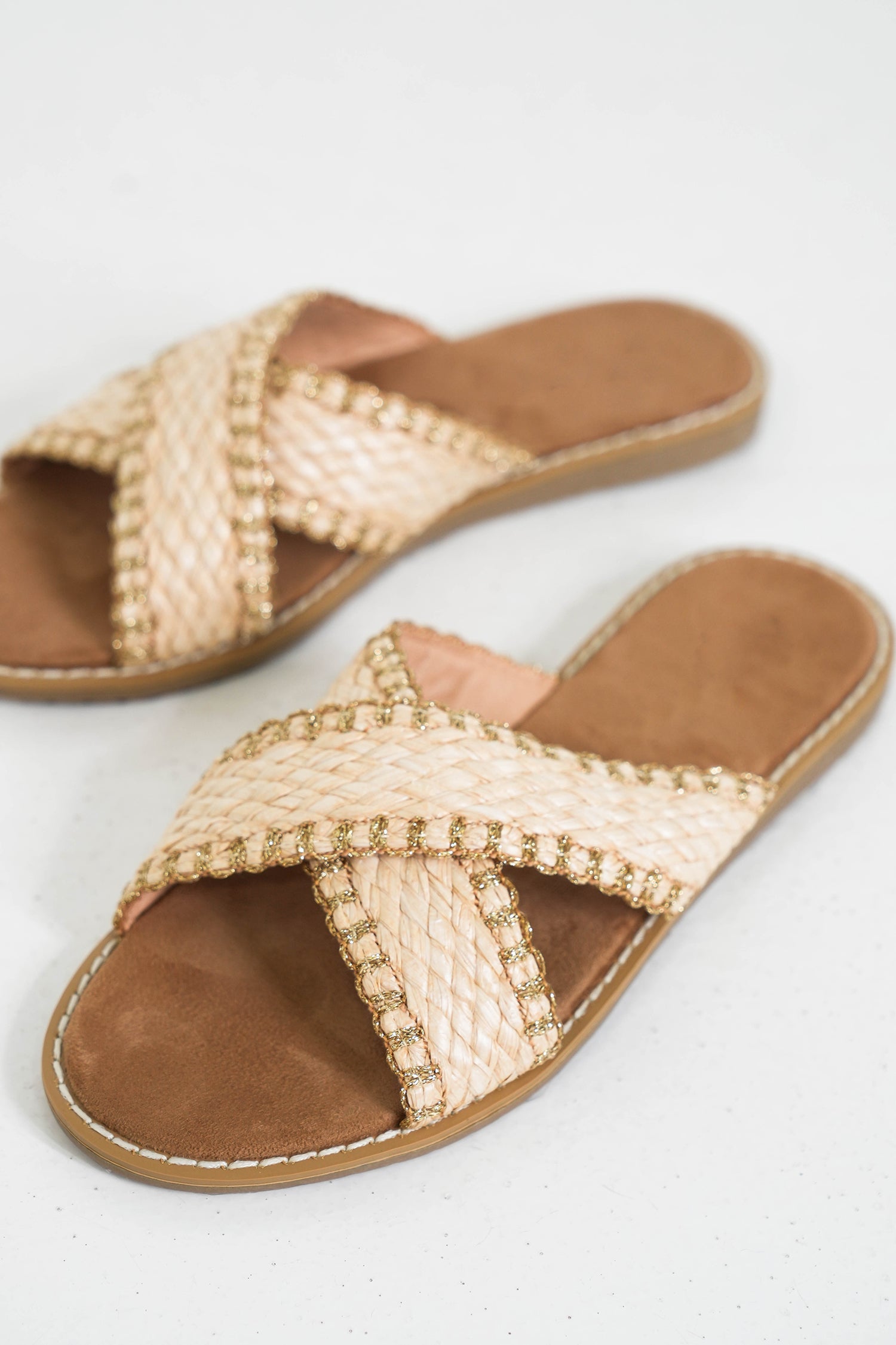 Cream Jessy Sandal, cream summer sandal from Something Pretty, alternative view