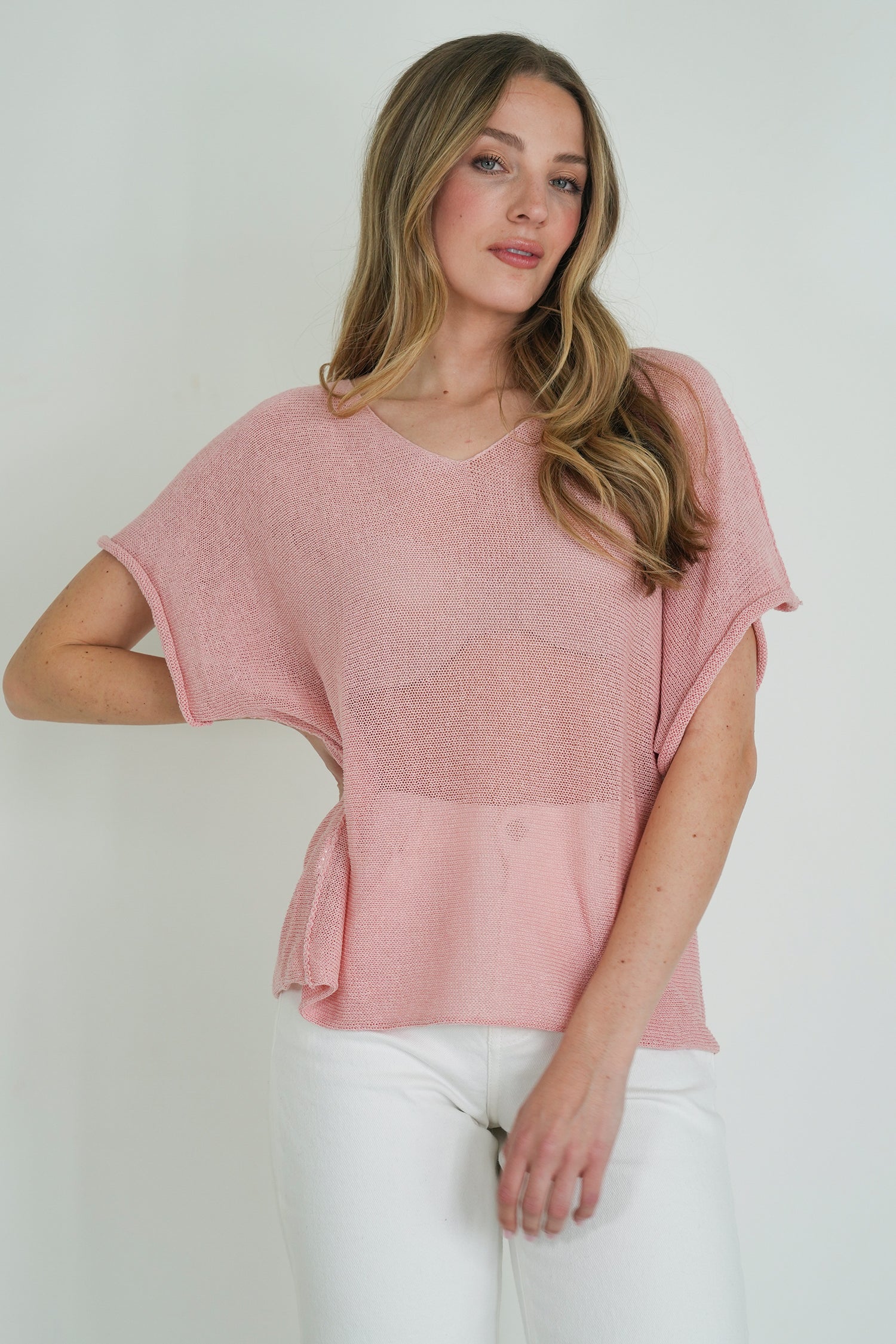 Salmon Basic Knit