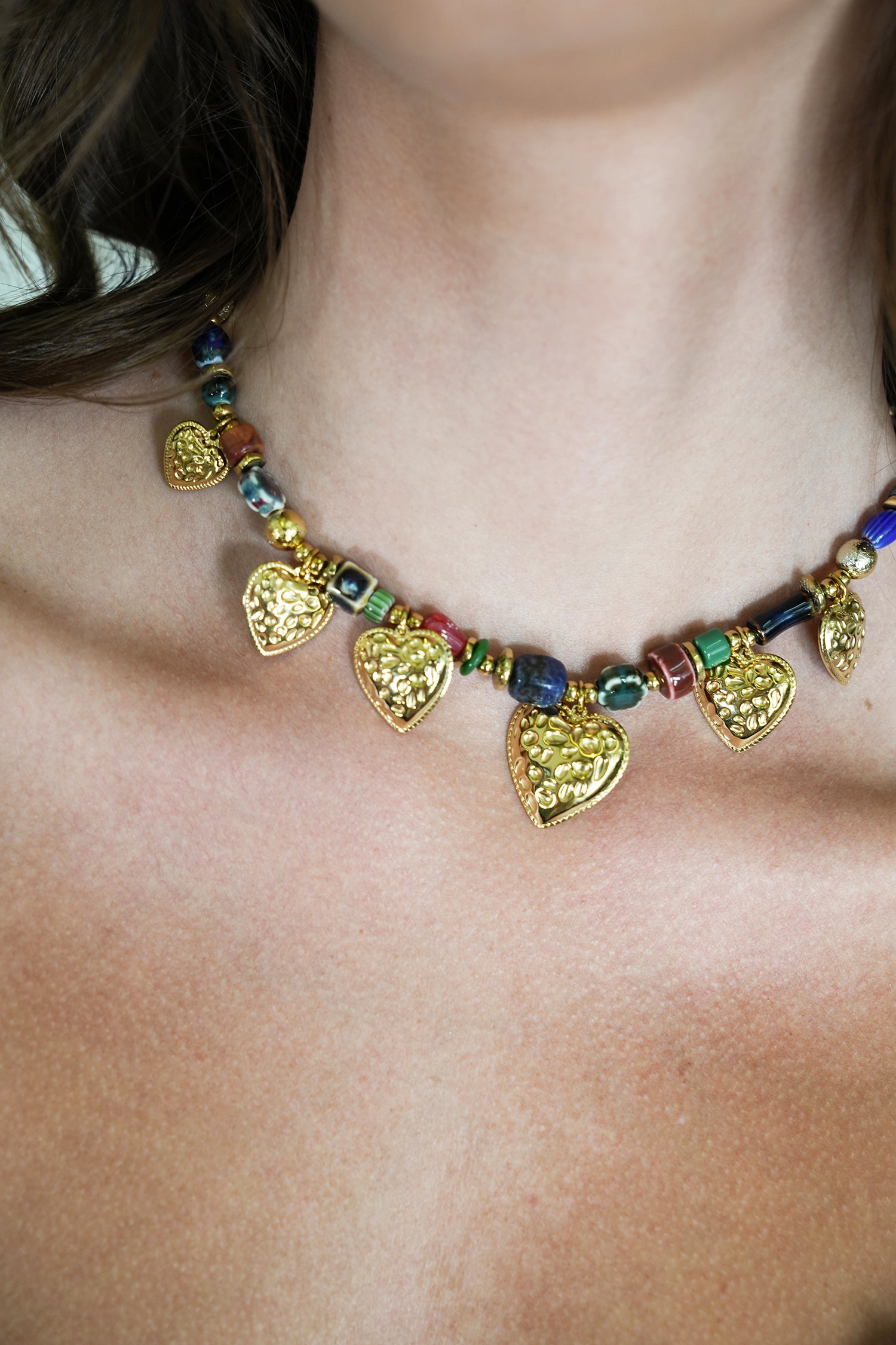 Colourful Heart Necklace, a necklace from Something Pretty
