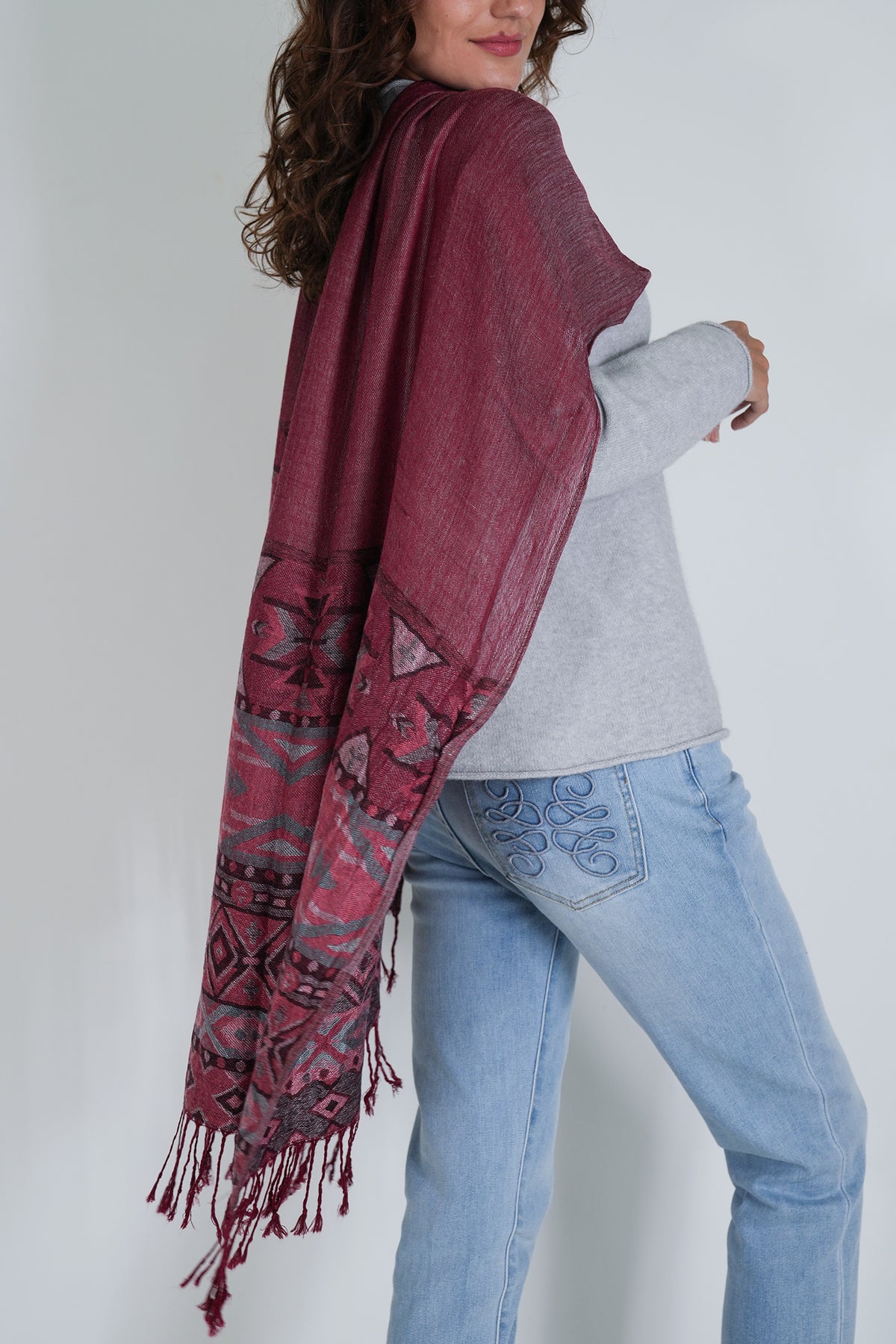 Red Lola Scarf