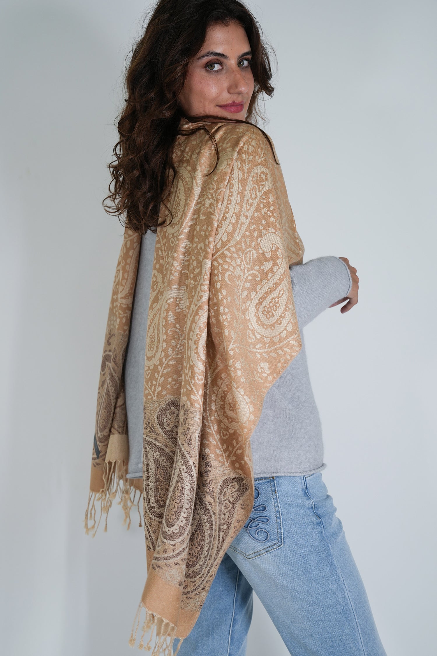 Beige Jenna Scarf