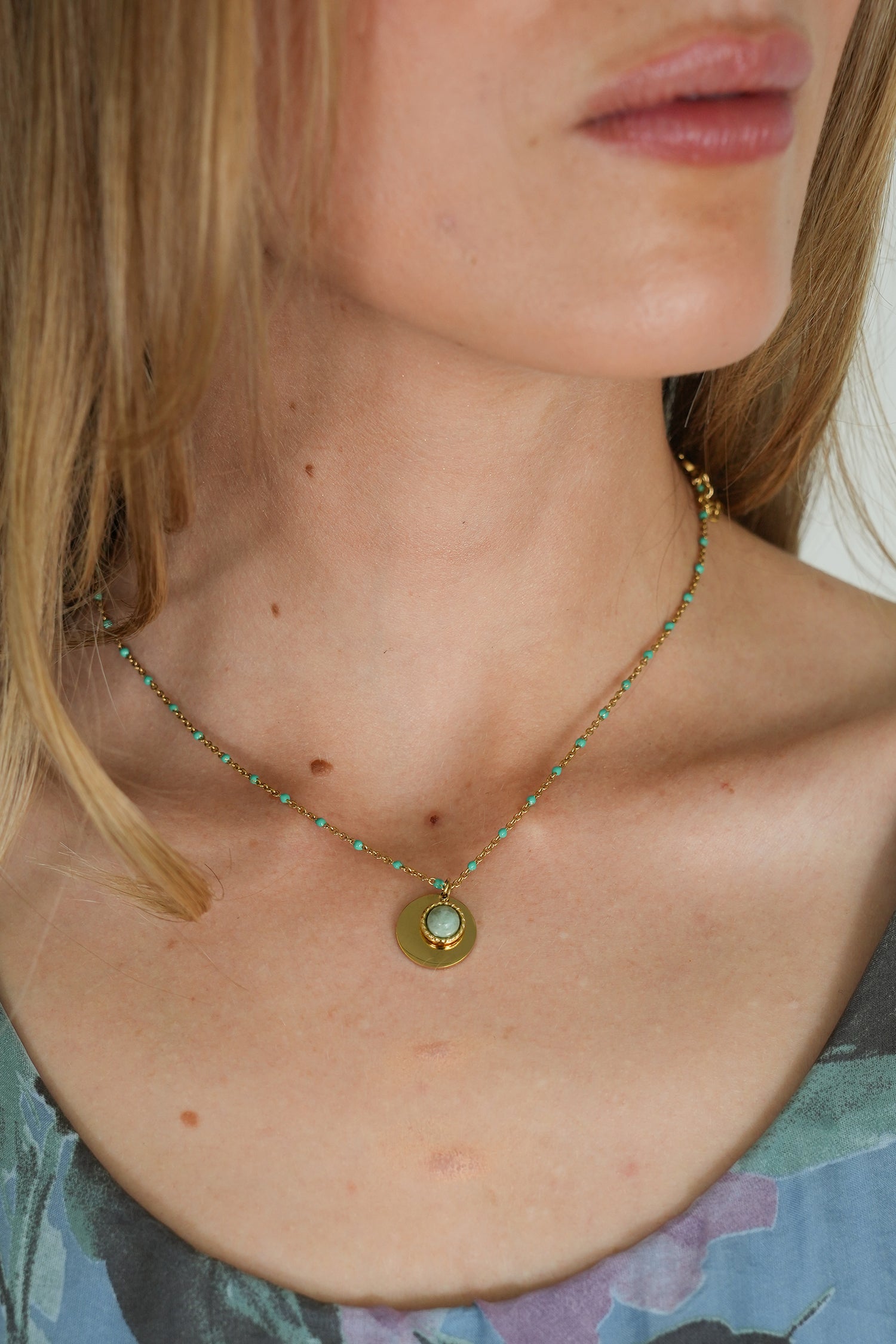 Turquoise Andrea Necklace, a necklace from Something Pretty