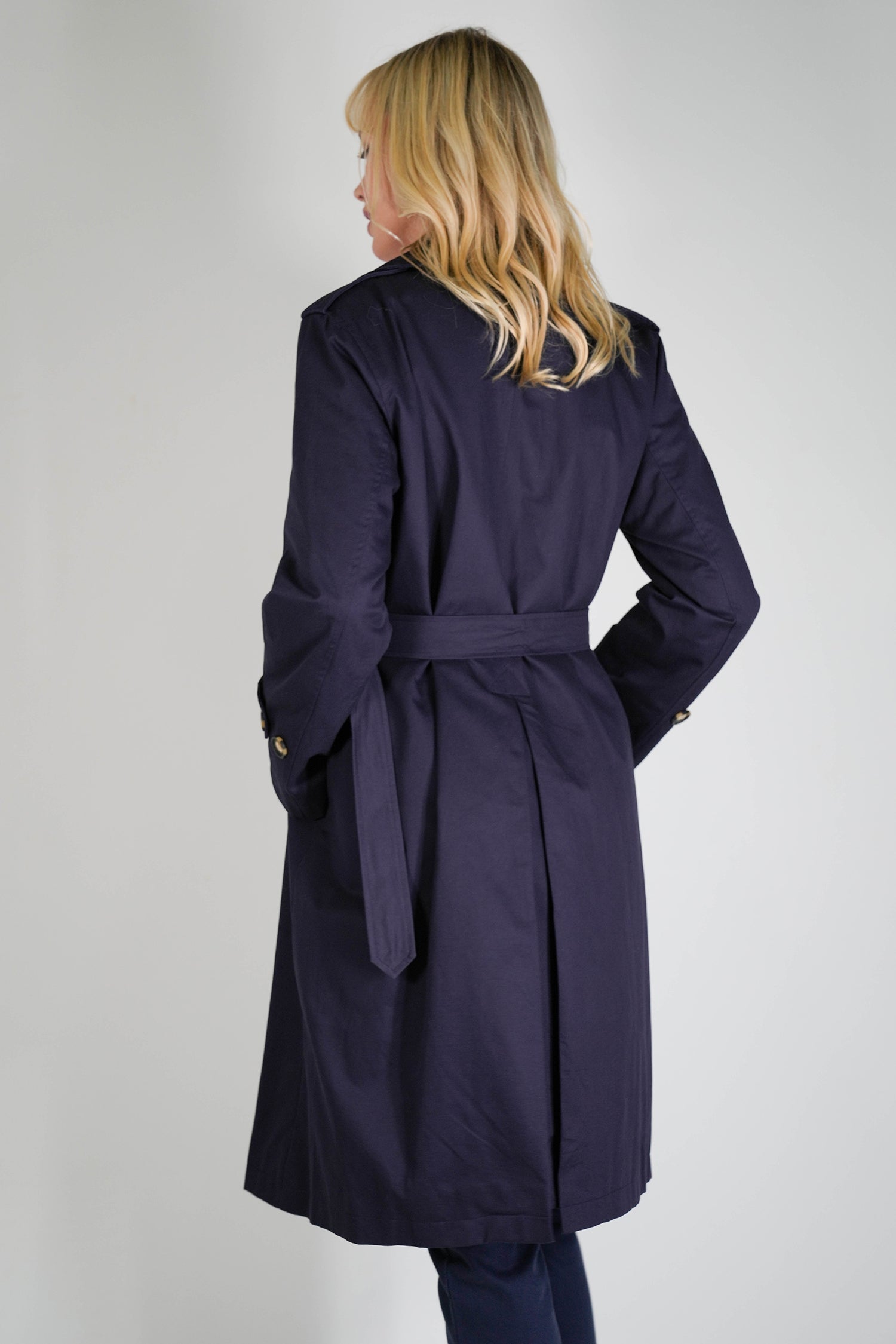 Navy Trench Coat