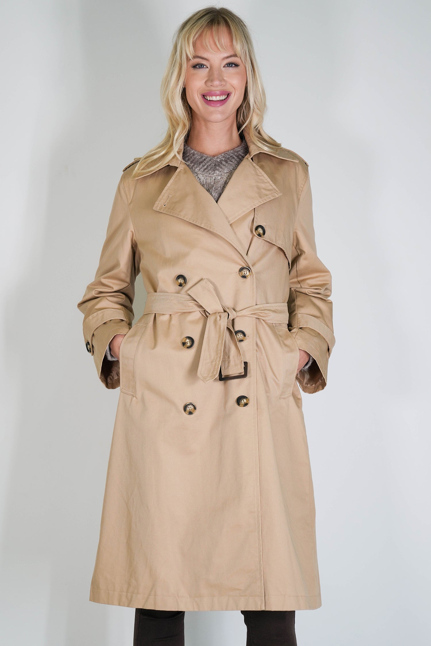 Beige Trench Coat