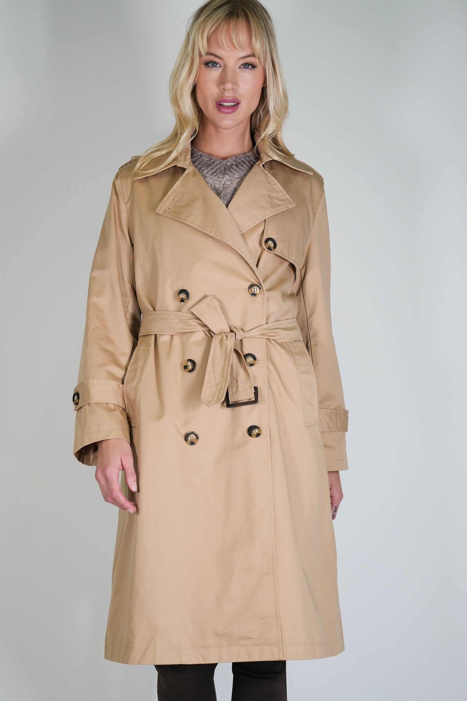 Beige Trench Coat