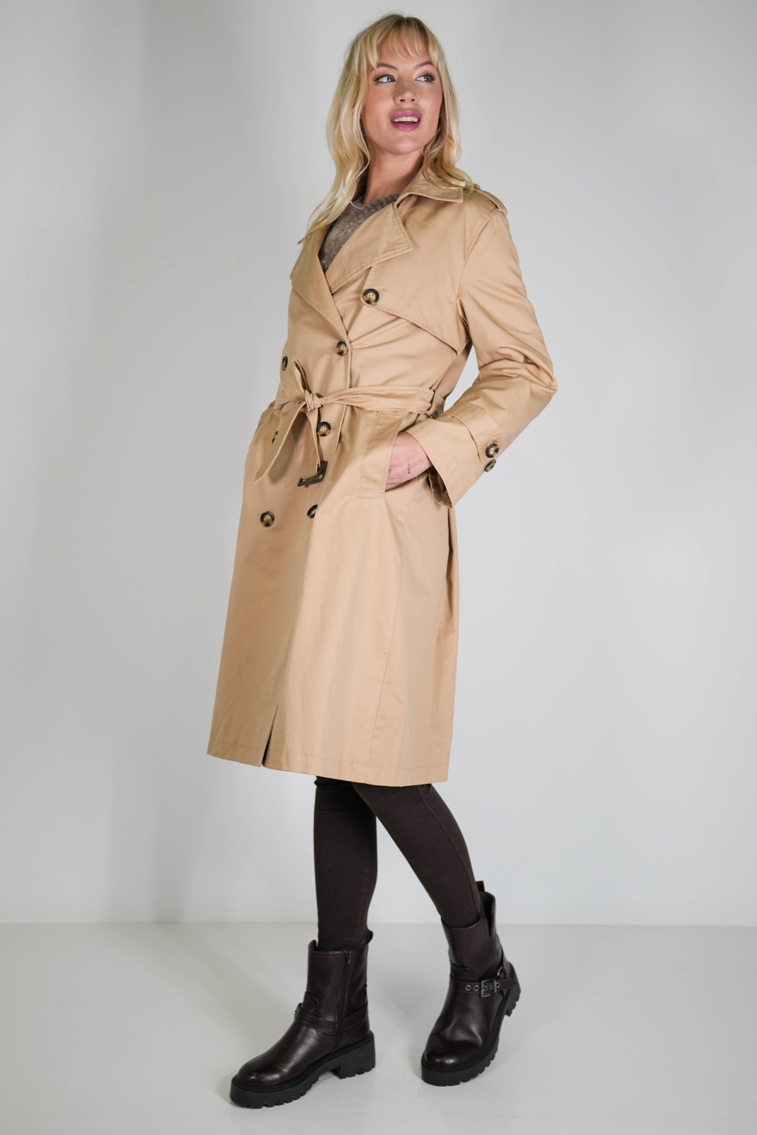 Beige Trench Coat