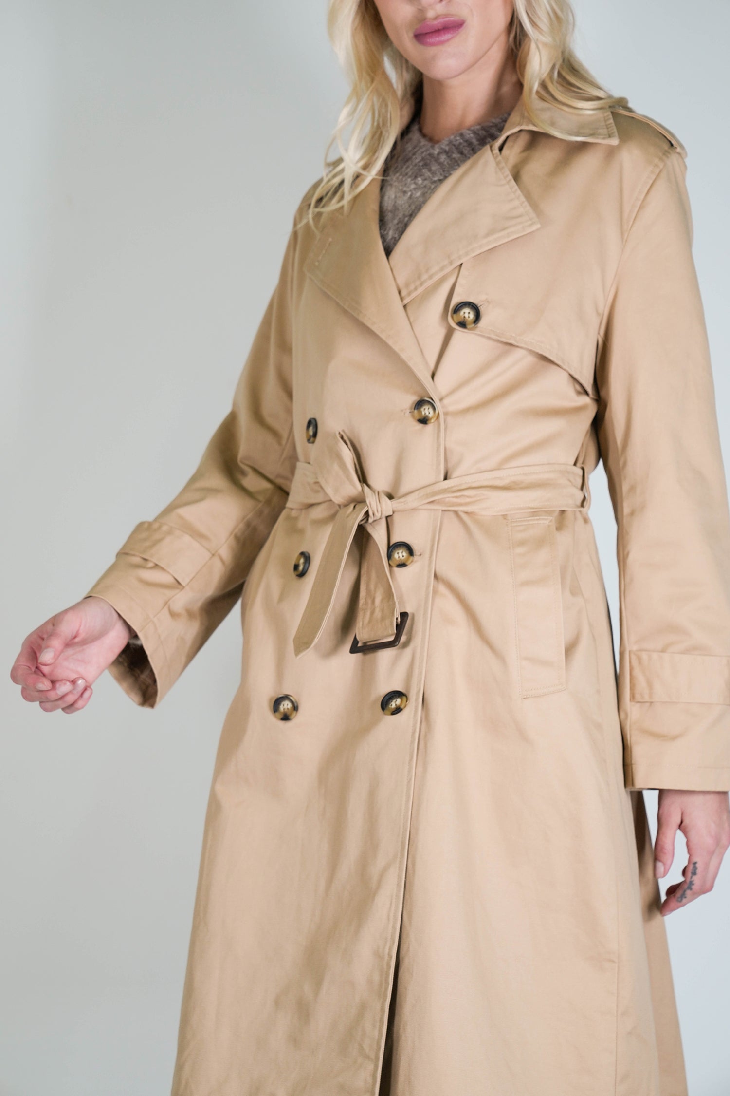 Beige Trench Coat