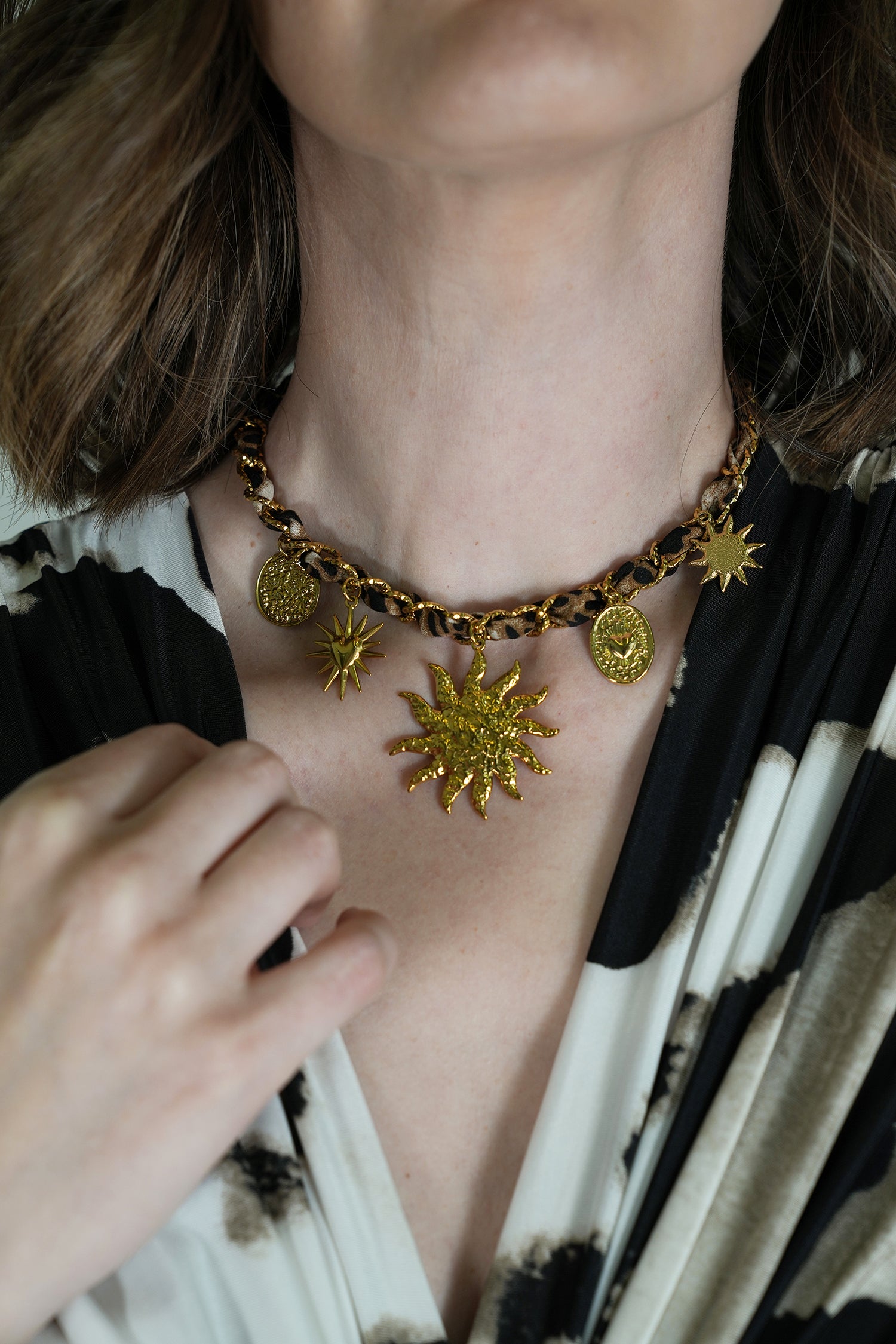 Leopard Star Necklace