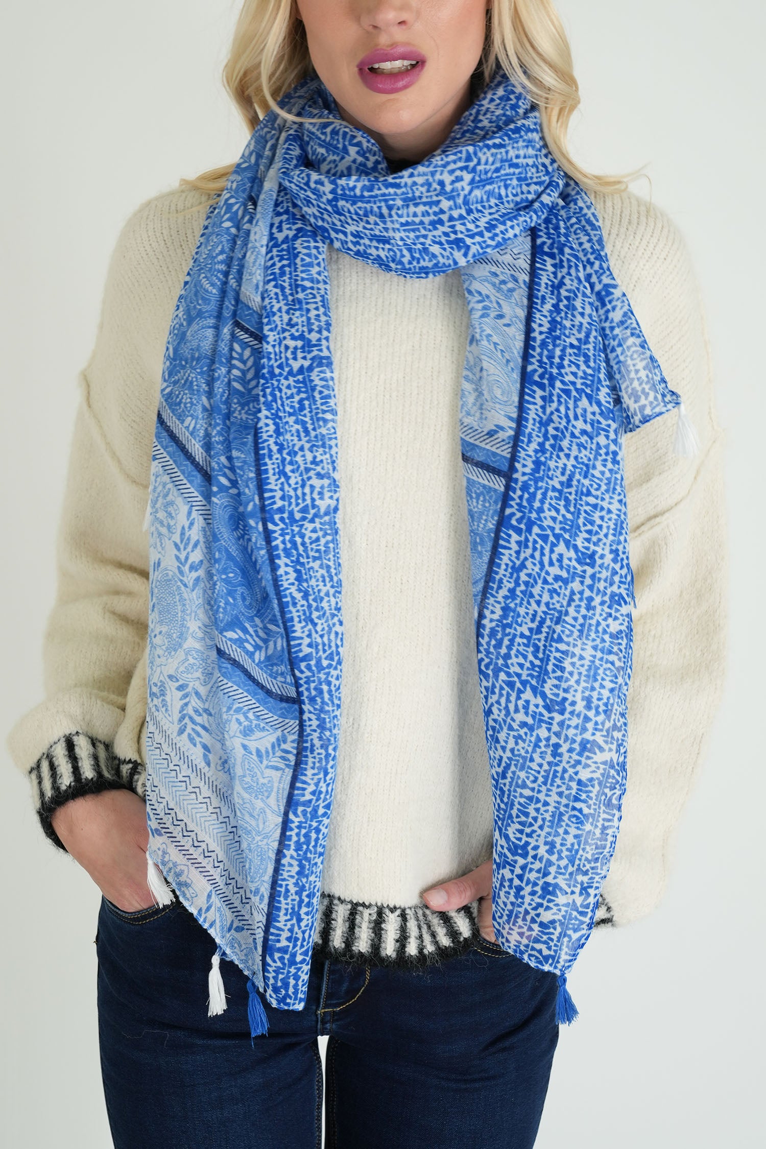 Blue/Cobalt Sarah Scarf