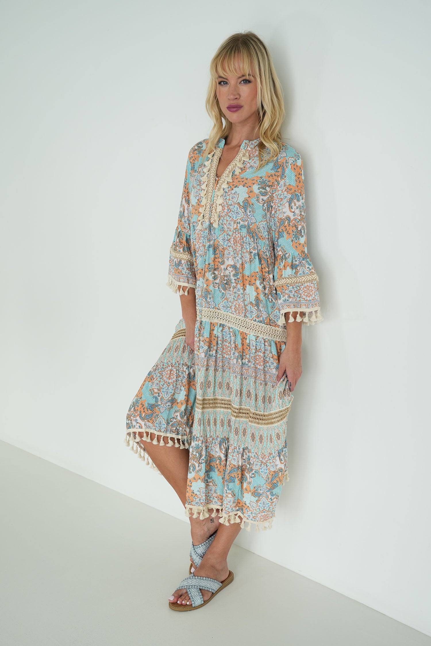 Pastel Blue Heather Dress