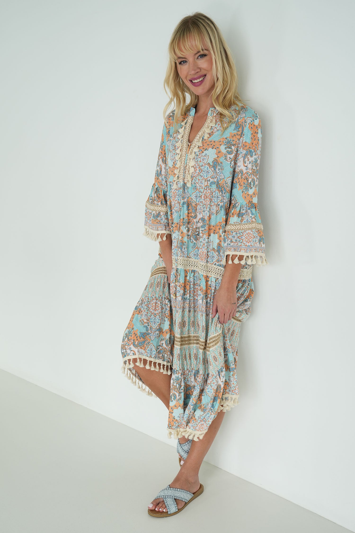 Pastel Blue Heather Dress