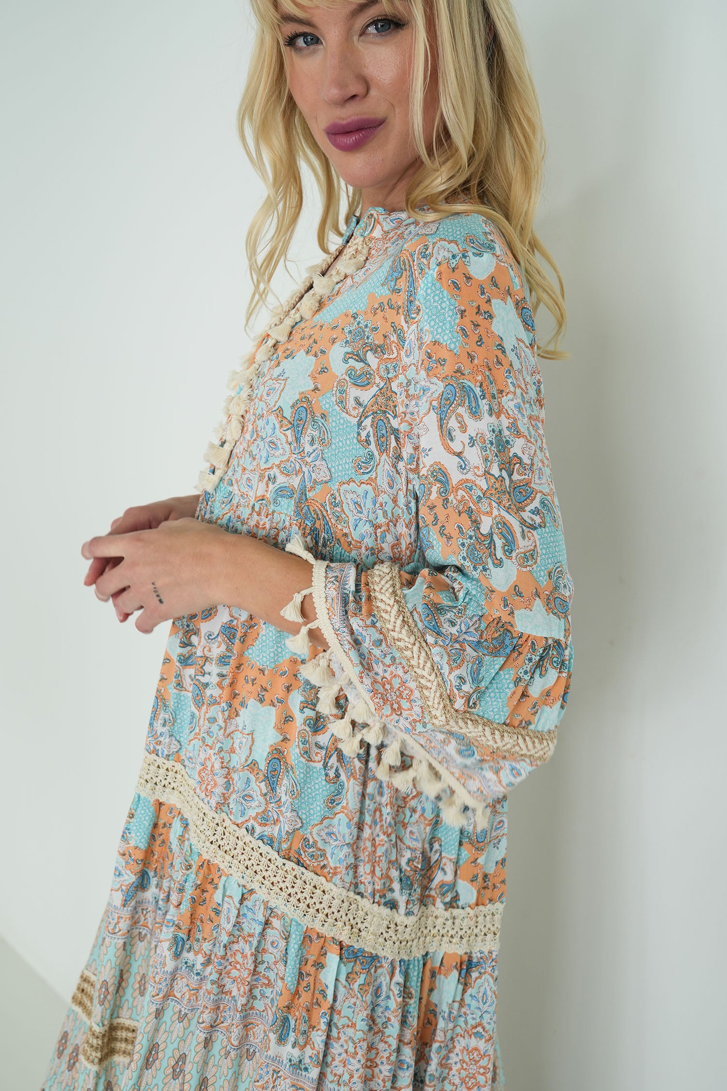 Pastel Blue Heather Dress