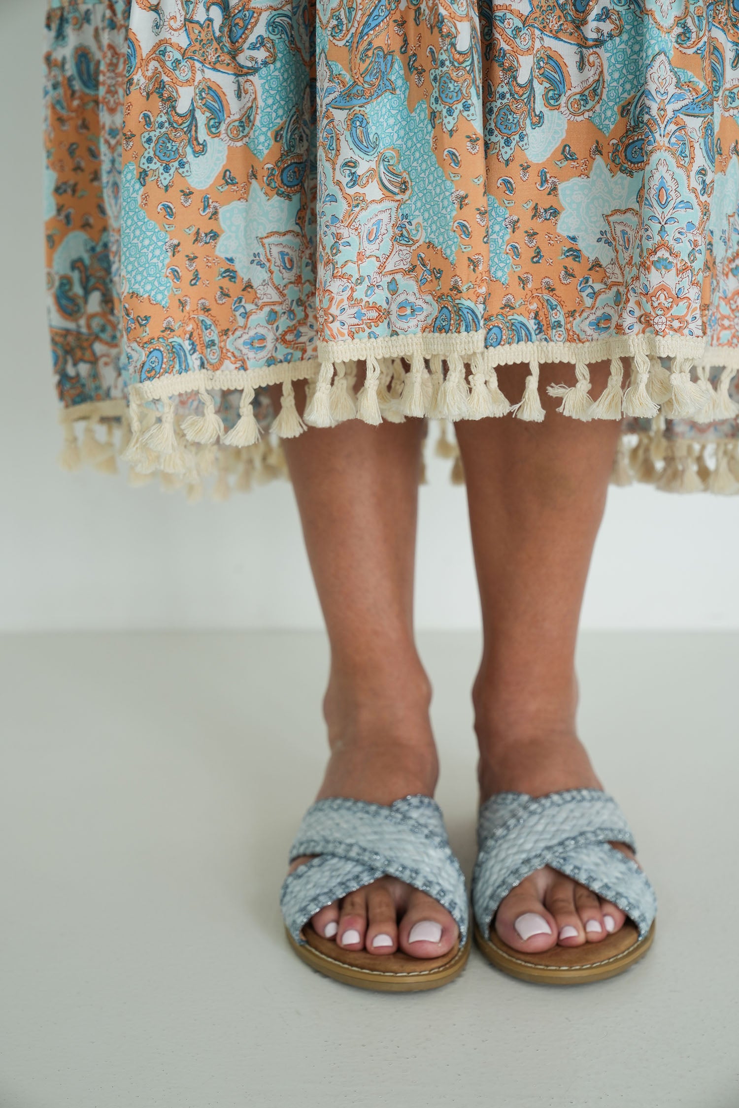 Pastel Blue Heather Dress