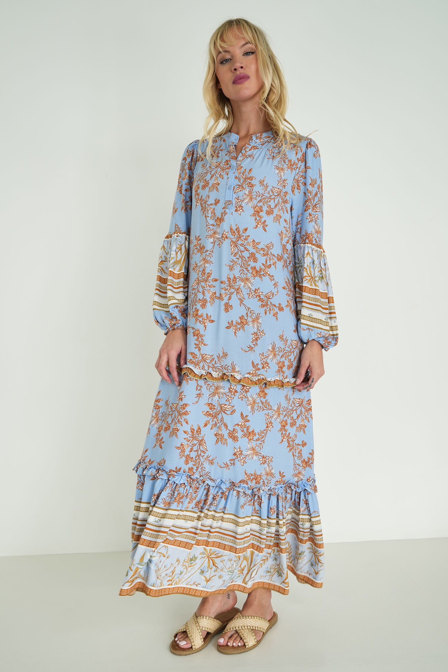 Blue Leaf Lexi Dress