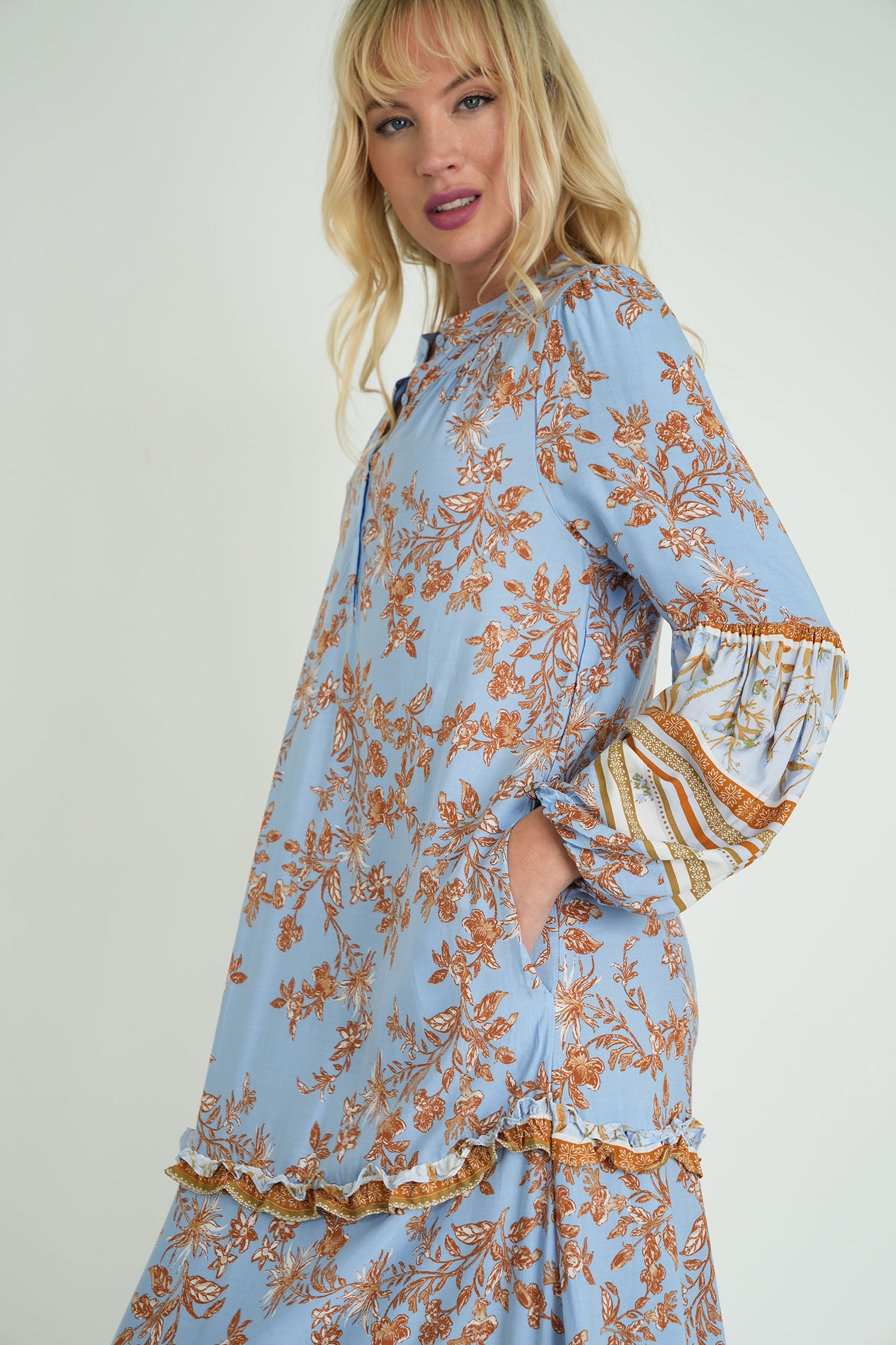 Blue Leaf Lexi Dress