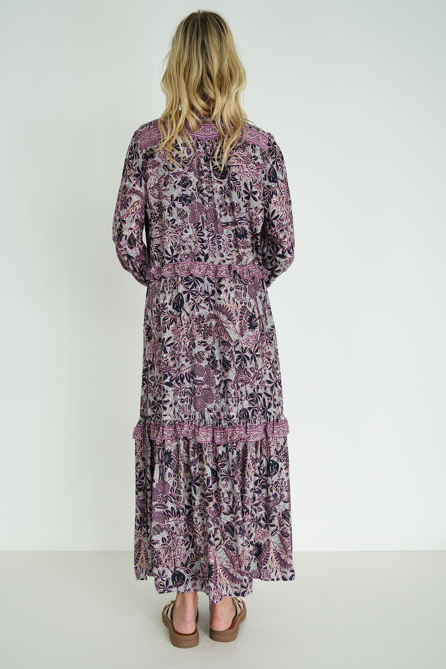 Pink and Black Andrea Dress