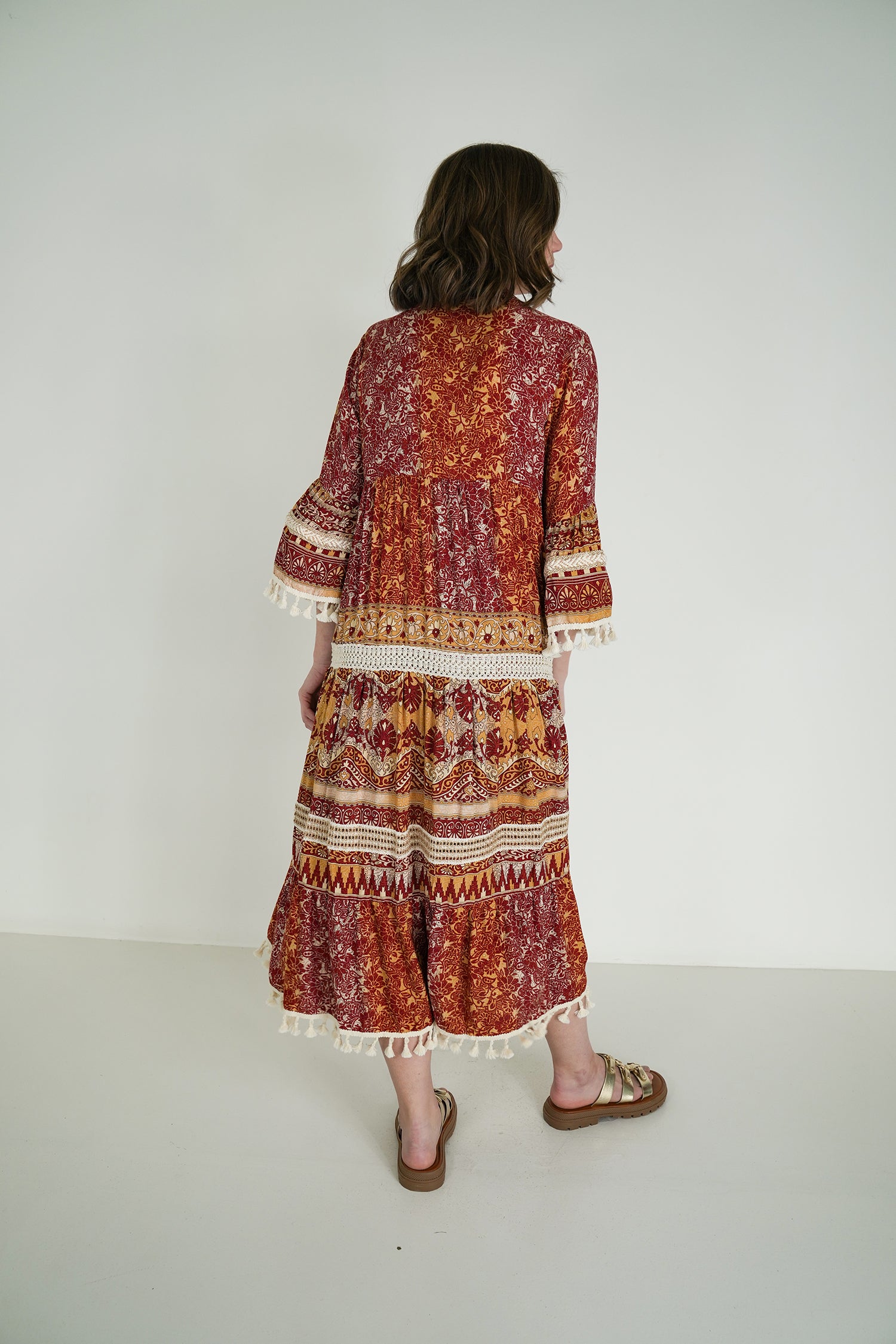 Burgundy Heather Dress