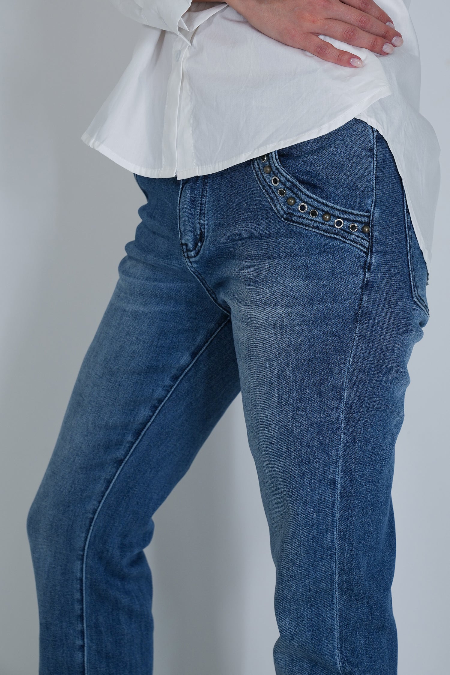 Terri Jean, a denim jean from Something Pretty