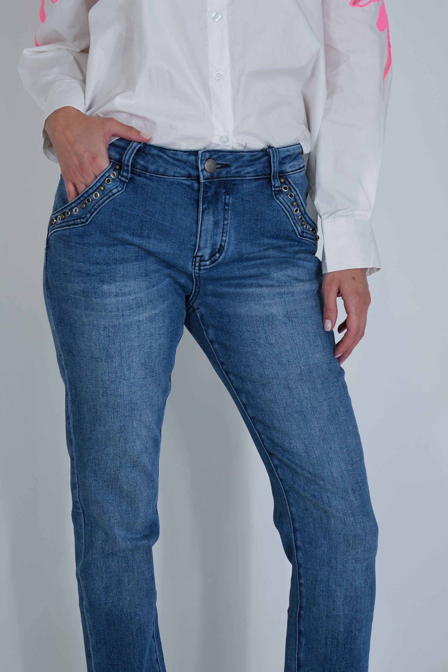 Terri Jean, denim jean from Something Pretty, alternative view