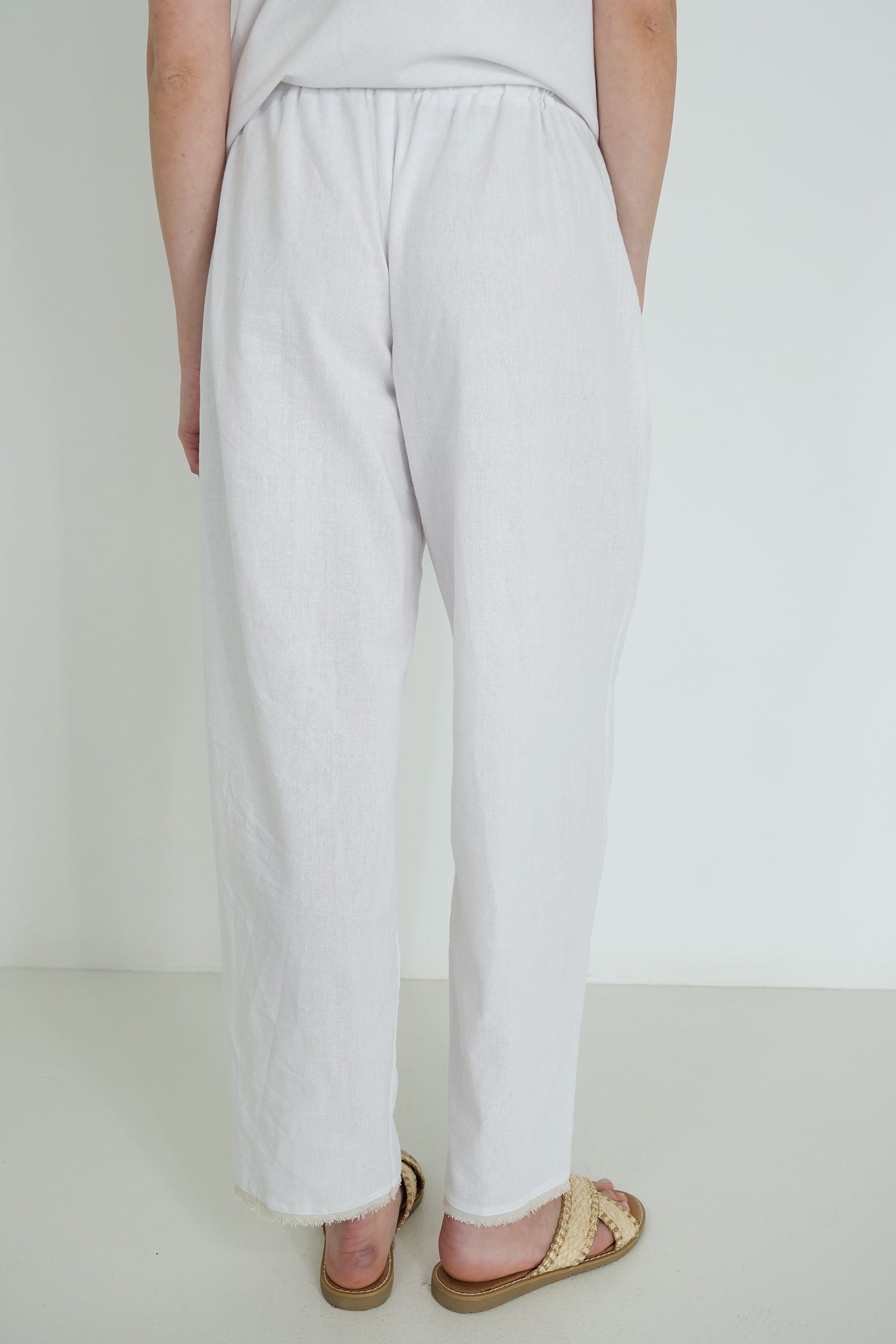 White Emily Pant