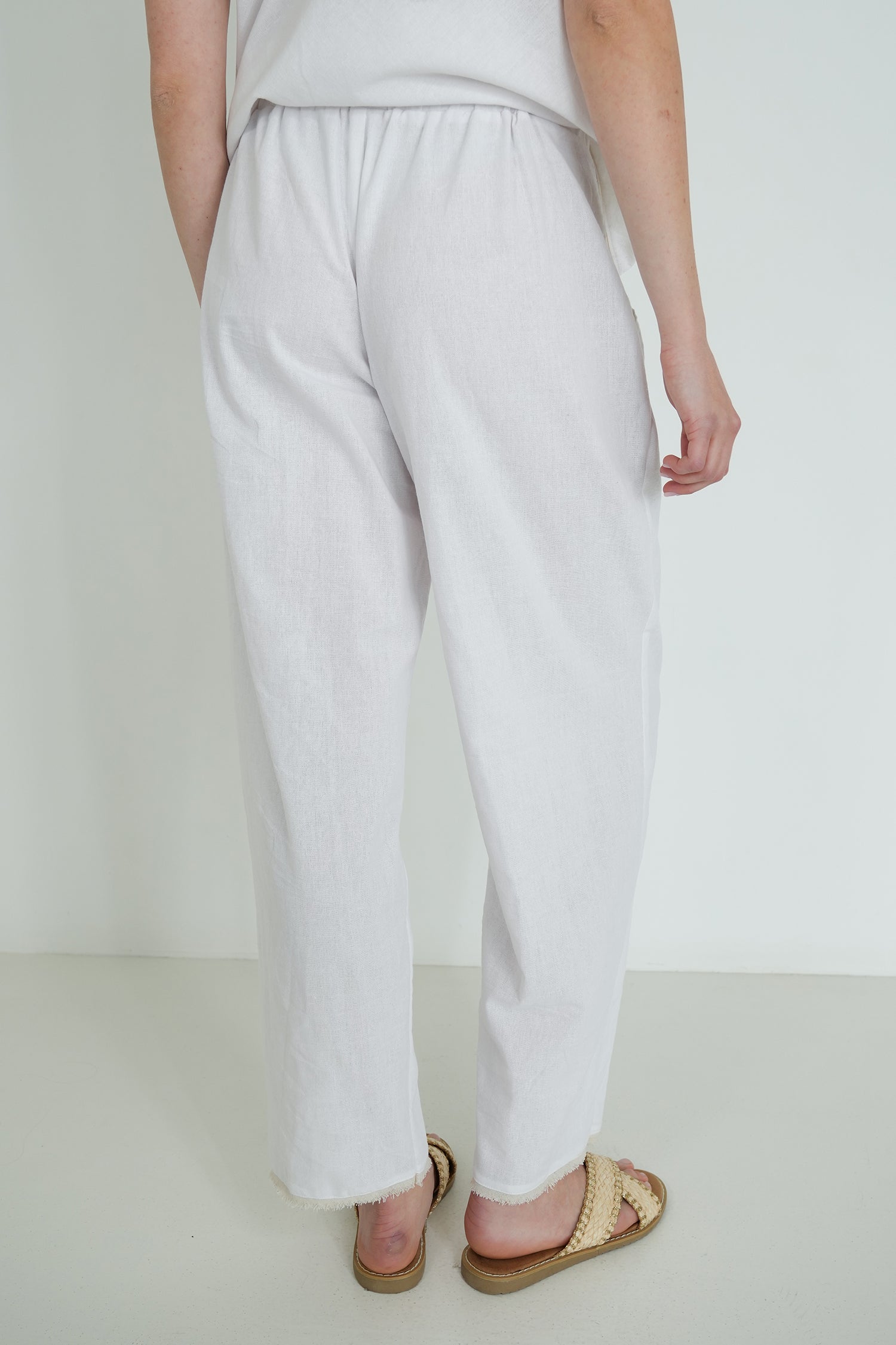 White Emily Pant