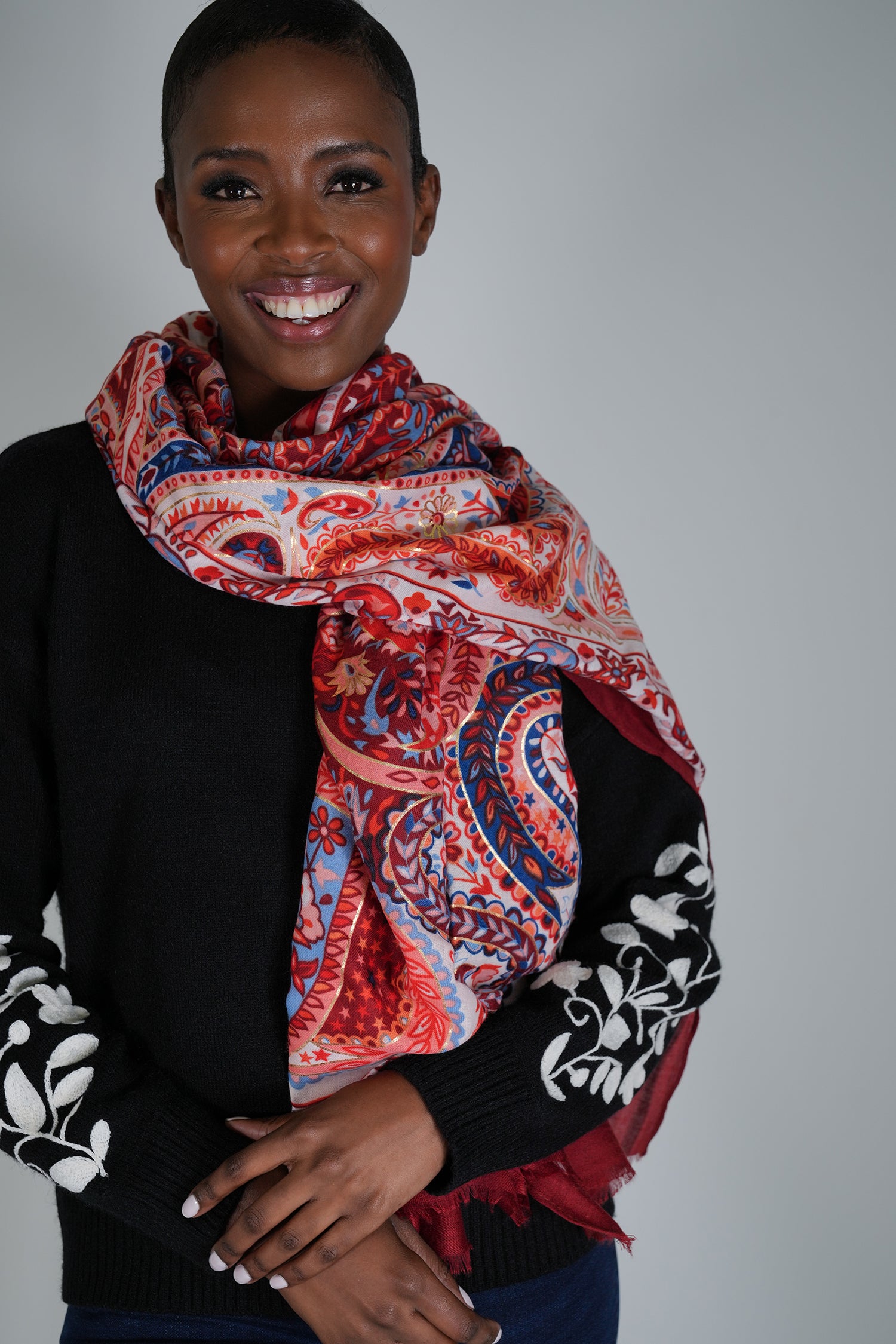 Red Stella Scarf