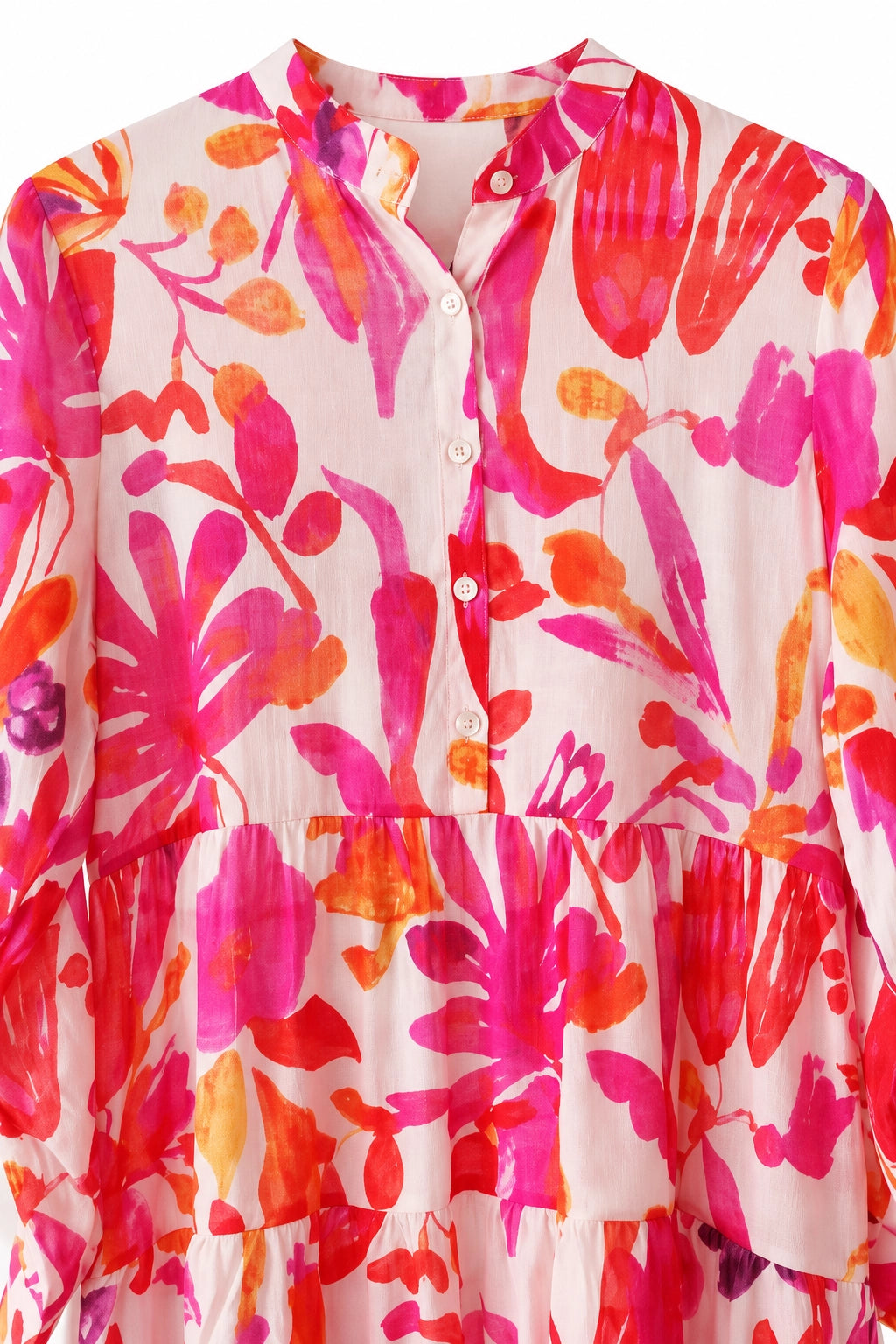 Cerise and Orange Kate Dress