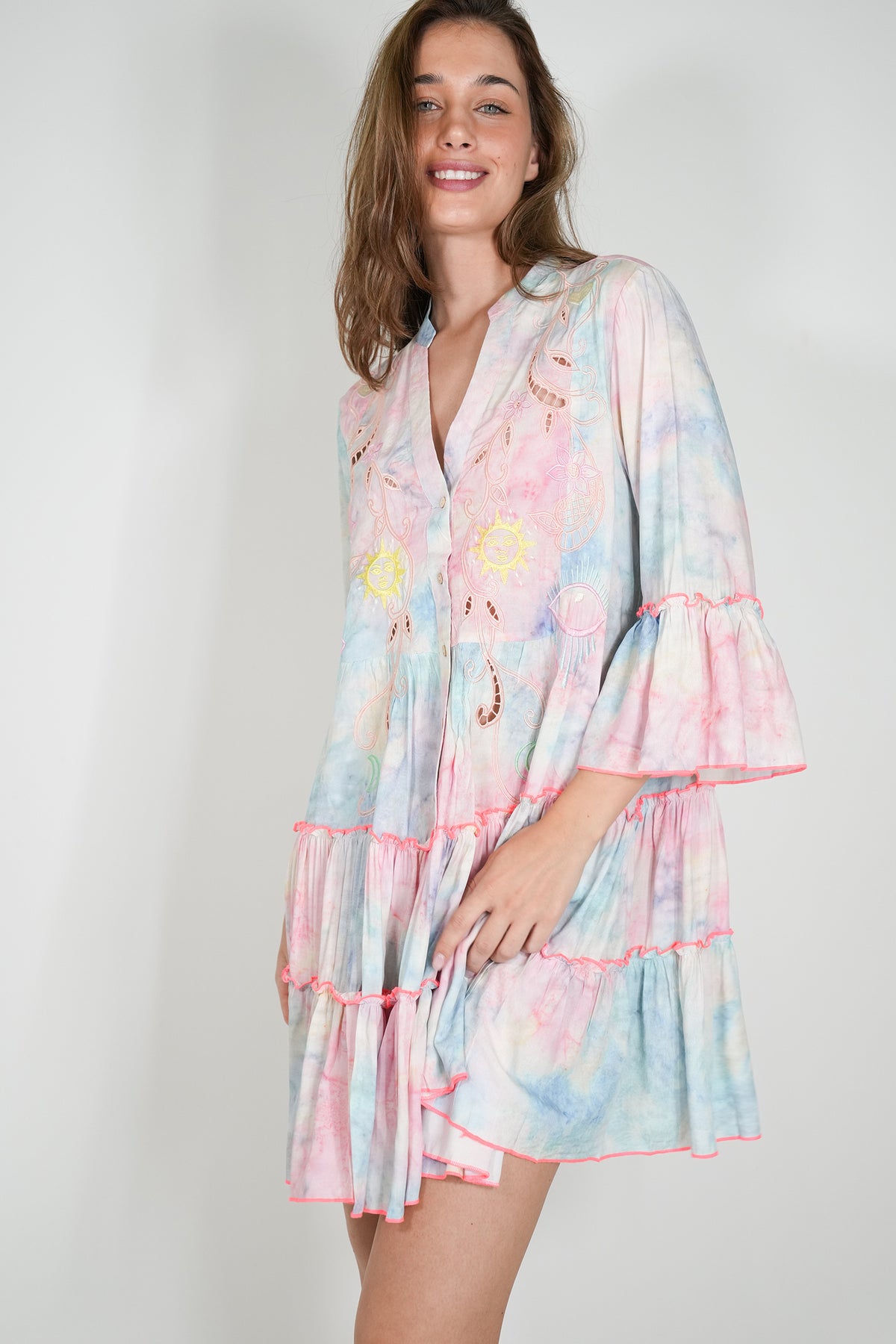 Multicolour Alexa Tunic Dress