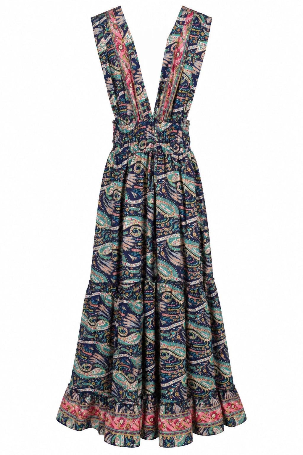 Navy and Pink Terry Dress