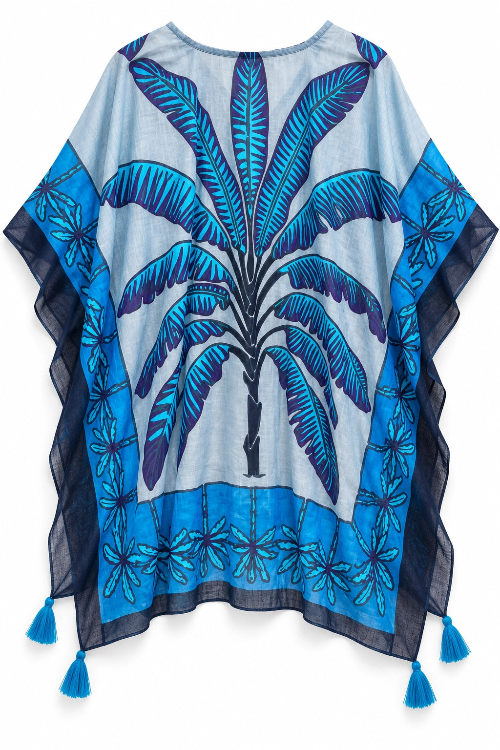 Blue Cotton Cover-Up