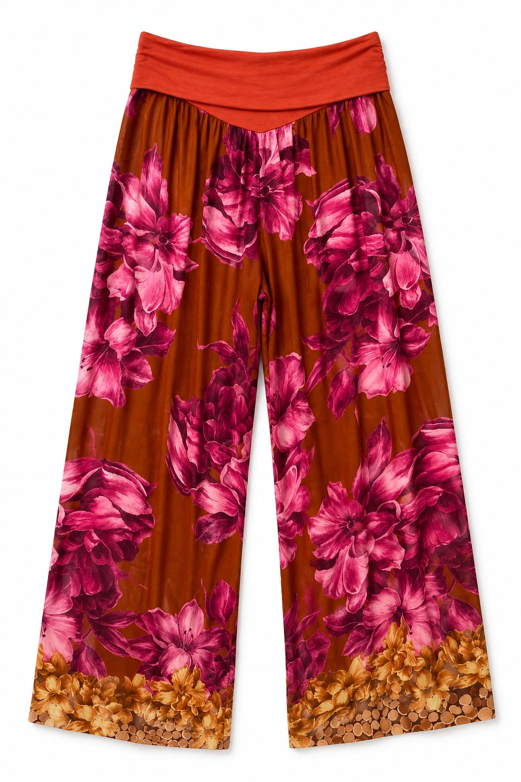 Rust Bella Silk Pant