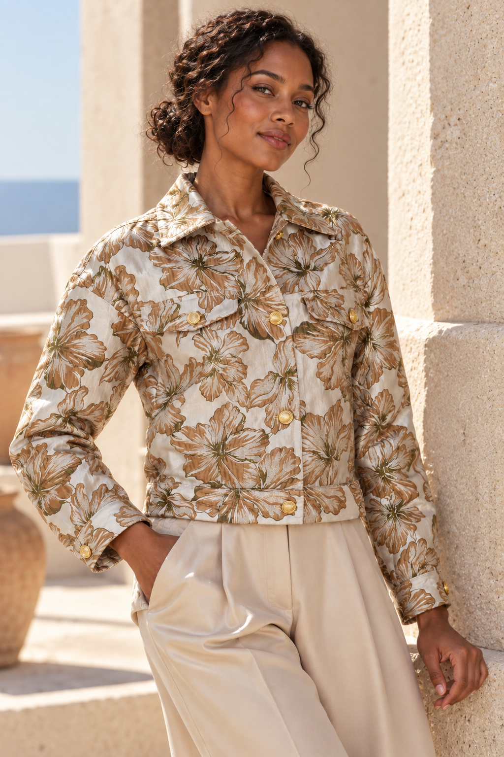 Metallic Formal Jacket