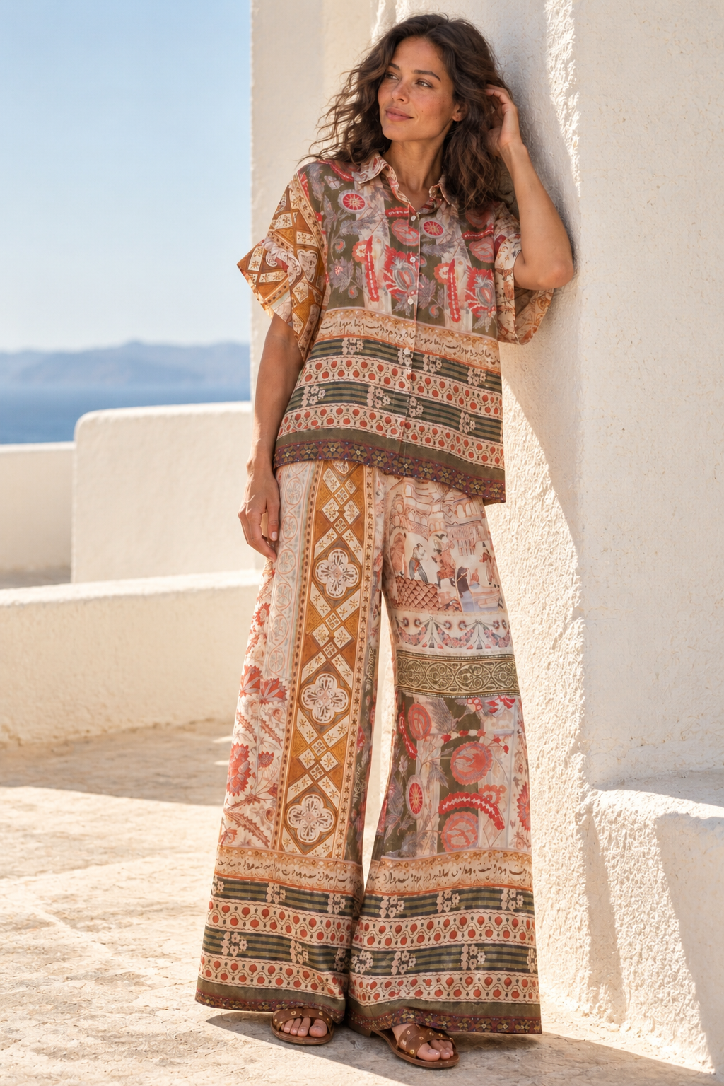 Moroccan Print Pant