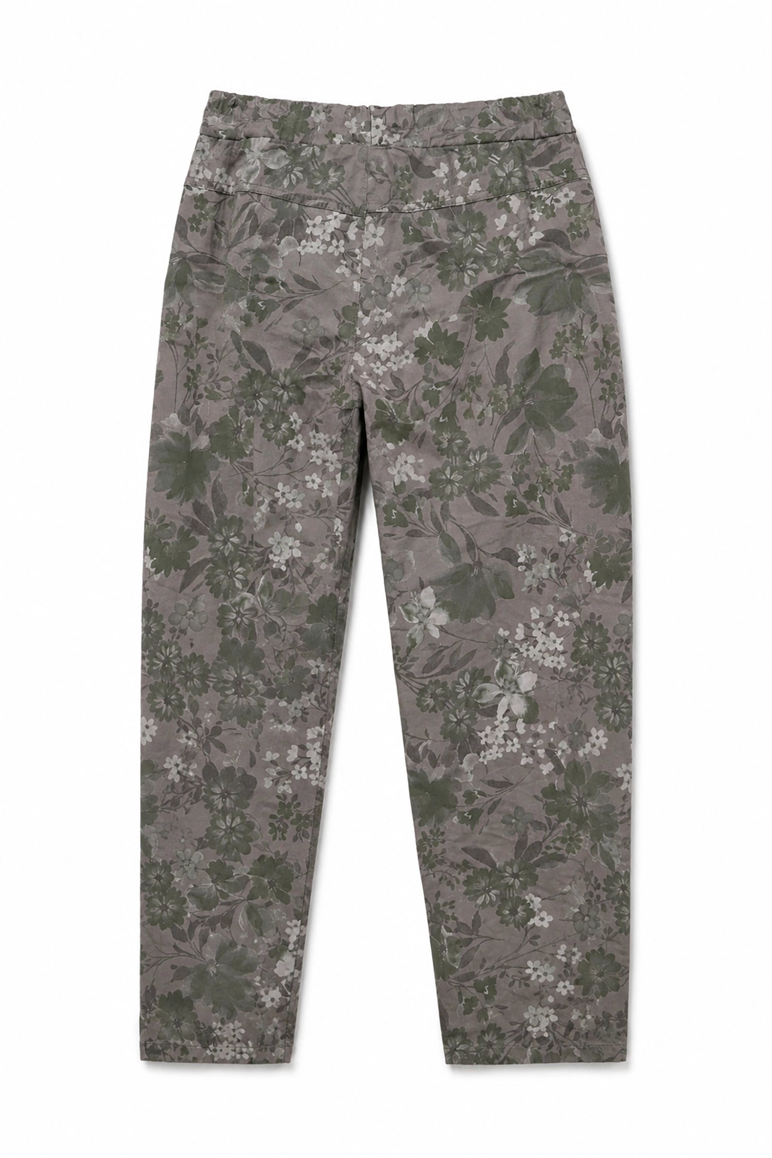 Camouflage pants on a white background