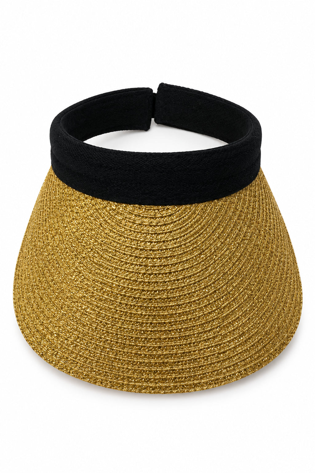 Gold Straw Visor
