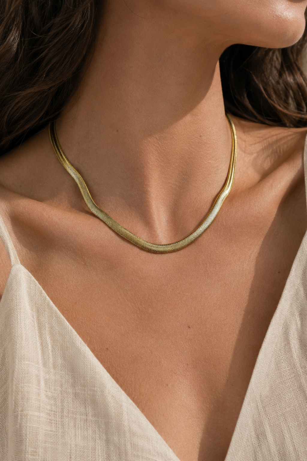 Gold Snake Chain, a necklace from Something Pretty