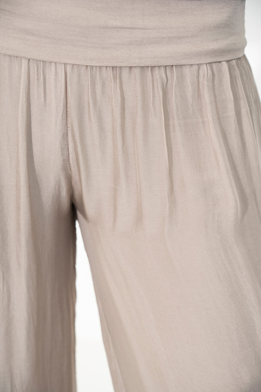 Taupe Silk Harem Pant, silk harem pant from Something Pretty, alternative view