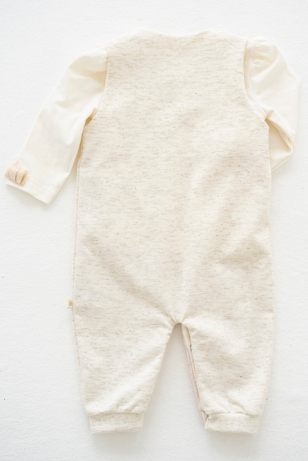 Cream Lace Dungaree Set