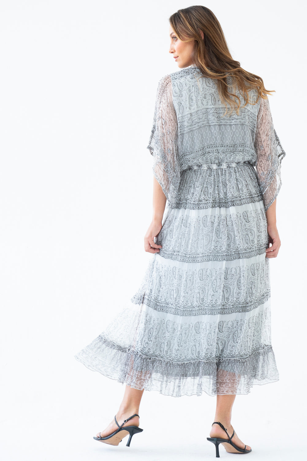 Grey Natz Beaded Dress