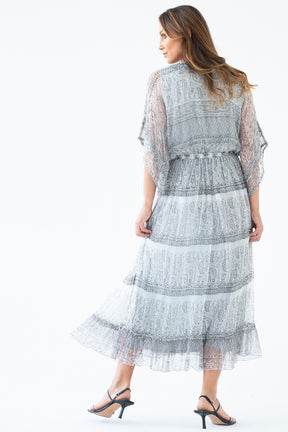 Grey Natz Beaded Dress