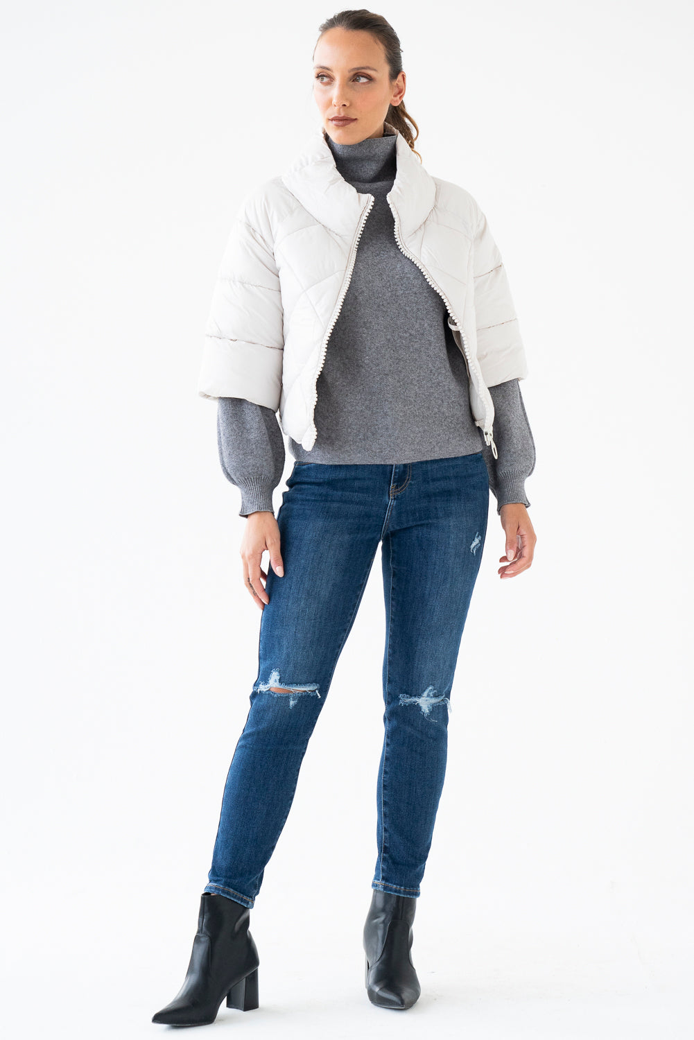 Cropped Puffer Jacket